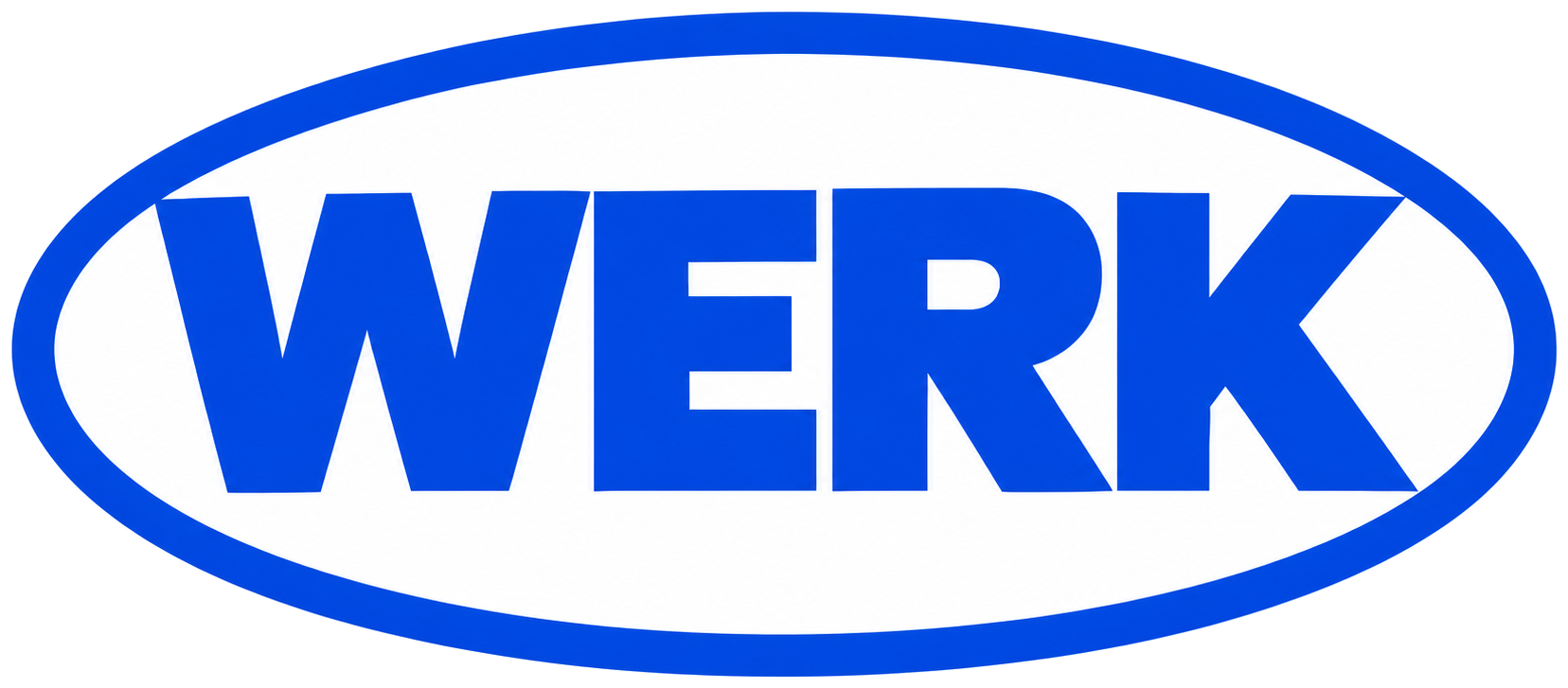 WERK Streetwear official blue logo